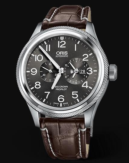 Oris Aviation Big Crown Pointer WORLDTIMER 44.7mm Replica Watch 01 690 7735 4063-07 1 22 72FC